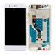 Huawei P10 lite - LCD Display + Touchscreen Front Glas + Rahmen (Pearl White) TFT