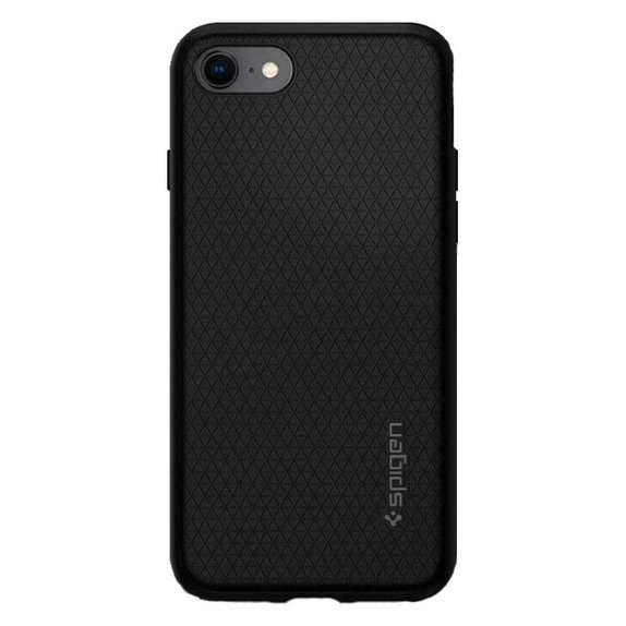 Spigen - Hülle Liquid Air für iPhone 7, 8, SE 2020 & SE 2022, schwarz