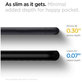 Spigen - Hülle Liquid Air für iPhone 7, 8, SE 2020 & SE 2022, schwarz