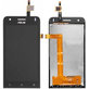 Asus Zenfone C ZC451CG - LCD Display + Touchscreen Front Glas + Rahmen (Black) TFT