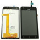 Asus Zenfone C ZC451CG - LCD Display + Touchscreen Front Glas + Rahmen (Black) TFT