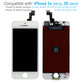 Display für iPhone 5S, SE, White, Touchscreen-Glas mit Rahmen