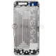Apple iPhone 5S - Backcover (Silver)