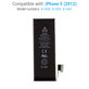 Akku Batterie für iPhone 5, 1440mAh