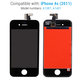 Display für iPhone 4S, Black, Touchscreen-Glas mit Rahmen