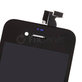 Display für iPhone 4S, Black, Touchscreen-Glas mit Rahmen