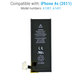Akku Batterie für iPhone 4S, 1430mAh