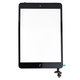 Apple iPad Mini, Mini 2 - Touchscreen Front Glas + IC Anschluss (Black)