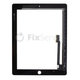 Apple iPad 3, iPad 4 - Touchscreen Front Glas (Black)