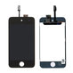 LCD-Display für iPod Touch (4th Gen), Black, Touchscreen-Glas mit Rahmen