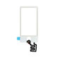 Touchscreen-Glas für iPod Nano (7th Gen), White
