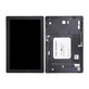 Asus ZenPad 10 Z300C, Z300CT, Z300CX, ZD300C - LCD Display + Touchscreen Front Glas + Rahmen (Black) - 90NP0222-R20010 Genuine Service Pack