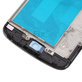 LG Nexus 4 E960 - LCD Display + Touchscreen Front Glas + Rahmen (Black) TFT
