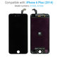 Apple iPhone 6 Plus - LCD Display + Touchscreen Front Glas + Rahmen (Black) Refurbished