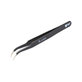 Best B-205ESD - ESD Metallpinzette mit gebogener Spitze (117mm)