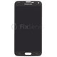 Samsung Galaxy S5 Mini G800F - LCD Display + Touchscreen Front Glas (Charcoal Black) - GH97-16147A Genuine Service Pack