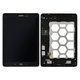 Samsung Galaxy Tab A 9.7 T550 - LCD Display + Touchscreen Front Glas + Rahmen (Black) - GH97-17400D Genuine Service Pack
