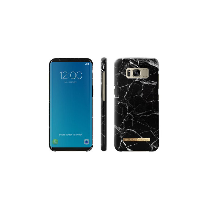 iDeal of Sweden - Fashion Case für Samsung Galaxy S8+, schwarzer Marmor