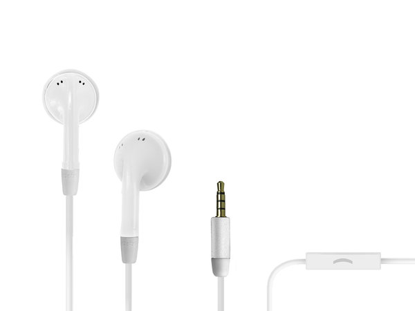 SBS - Studio Mix 20 Kopfhörer mit Mikrofon, weiß