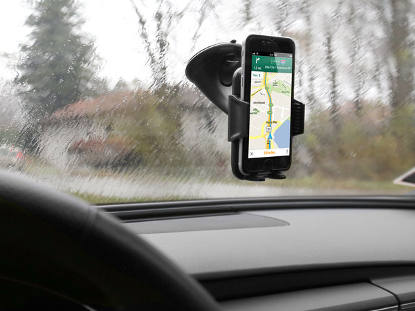 SBS - Autohalterung, Universal FREEWAY mit Saugnapf, schwarz