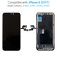 Display für iPhone X, Touchscreen-Glas mit Rahmen, Refurbished