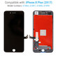 Display für iPhone 8 Plus, Black, Touchscreen-Glas mit Rahmen