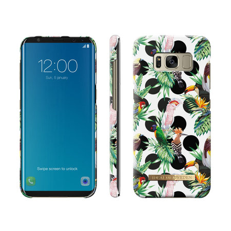 iDeal of Sweden - Fashion-Hülle für Samsung Galaxy S8, Farbthema mit tropischen Punkten