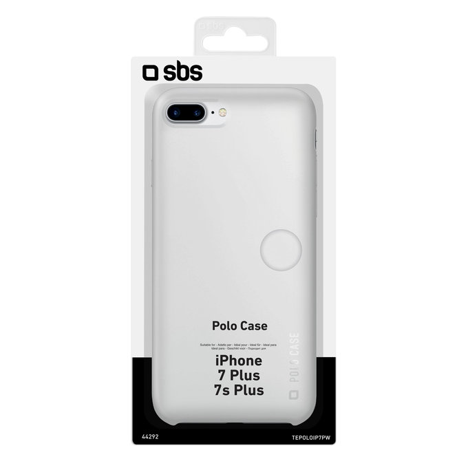 SBS - Polo Fall für iPhone 7 Plus und 8 Plus, weiß