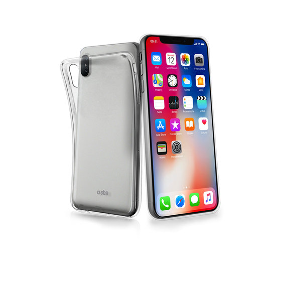 SBS - Skinny Fall für iPhone X, XS und 11 Pro, transparent