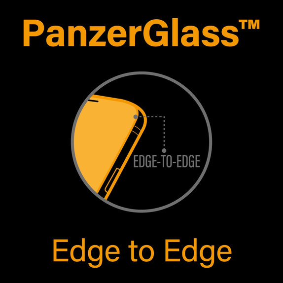 PanzerGlass - Gehärtetes Glas für Samsung Galaxy A6+ (2018) schwarz
