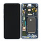 Samsung Galaxy S9 Plus G965F, G965FD - LCD Display + Touchscreen Front Glas + Rahmen (Koralle Blue) - GH97-21691D, GH97-21722D, GH97-21692D Genuine Service Pack