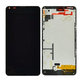 Microsoft Lumia 640 - LCD Display + Touchscreen Front Glas + Rahmen (Black) TFT