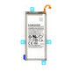 Samsung Galaxy A6 A600 (2018), J6 J600F (2018) - Akku Batterie EB-BJ800ABE 3000mAh - GH82-16479A, GH82-16865A Genuine Service Pack