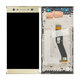 Sony Xperia XA2 Ultra Dual - LCD Display + Touchscreen Front Glas + Rahmen (Gold) - 78PC2300040 Genuine Service Pack
