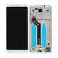 Xiaomi Redmi 5 Plus (Redmi Note 5) - LCD Display + Touchscreen Front Glas + Rahmen (White) TFT