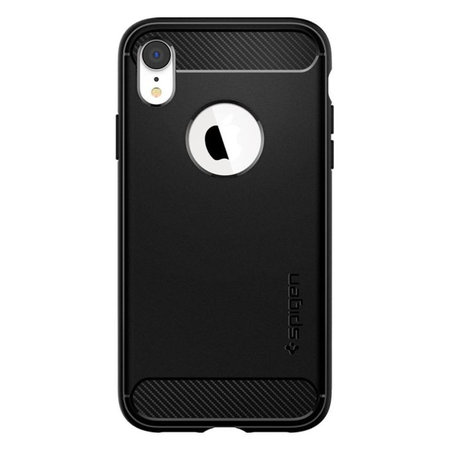 Spigen - Hülle Rugged Armor für iPhone XR, schwarz