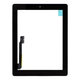 Apple iPad 3, iPad 4 - Touchscreen Front Glas + Home Taste (Black)