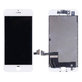 Display In-Cell für iPhone 7, White, Touchscreen-Glas mit Rahmen, FixPremium
