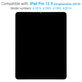 LCD-Display für iPad Pro 12.9" (3rd Gen 2018), Touchscreen-Glas und IC Board mitout Frame, Refurbished