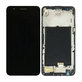 LG K10 M250N (2017) - LCD Display + Touchscreen Front Glas + Rahmen (Black) TFT