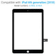 Touchscreen-Glas für iPad (6th Gen 2018), Black