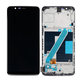 OnePlus 5T - LCD Display + Touchscreen Front Glas + Rahmen (Black) OLED