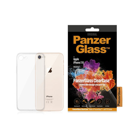 PanzerGlass - Fall ClearCase für iPhone 7, 8, SE 2020 und SE 2022, transparent
