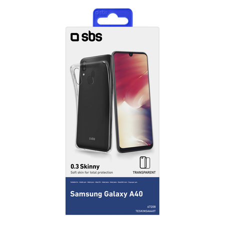 SBS - Fall Skinny für Samsung Galaxy A40, transparent