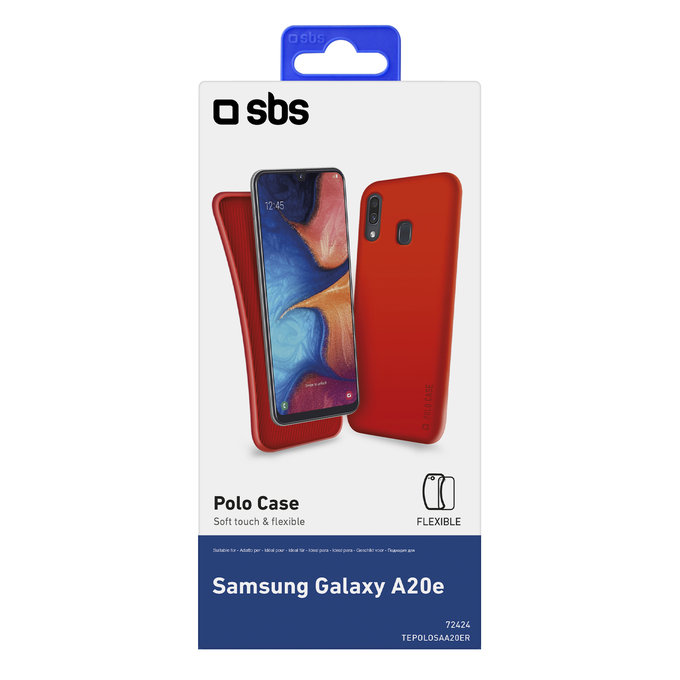 SBS - Fall Polo für Samsung Galaxy A20e, rot