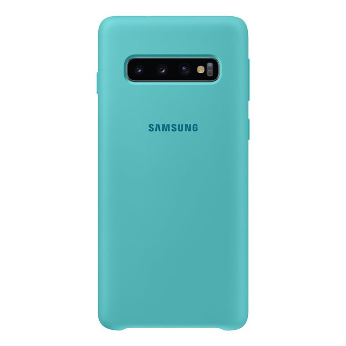 Samsung - Silikon Case Cover für Samsung Galaxy S10, grün