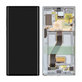 Samsung Galaxy Note 10 Plus - LCD Display + Touchscreen Front Glas + Rahmen (Aura White) - GH82-20838B, G82-20900B Genuine Service Pack