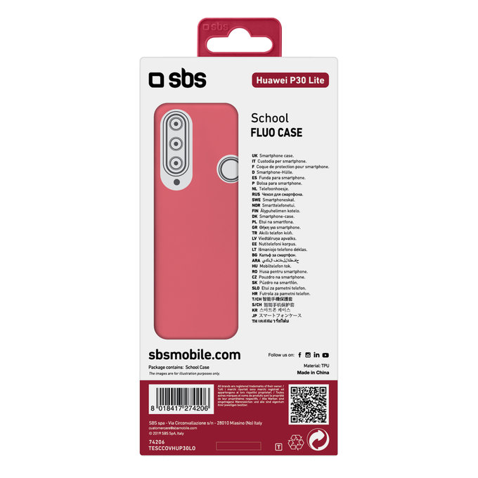 SBS - Fall School für Huawei P30 Lite, orange