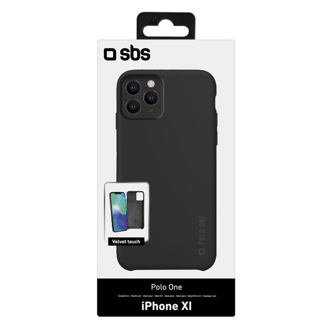 SBS - Fall Polo One für iPhone 11 Pro, schwarz