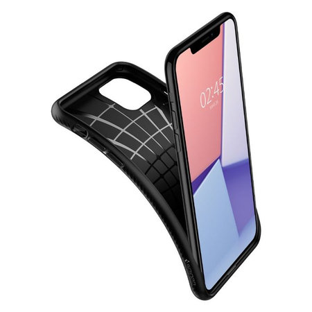 Spigen - Liquid Air Case für iPhone 11 Pro Max, schwarz